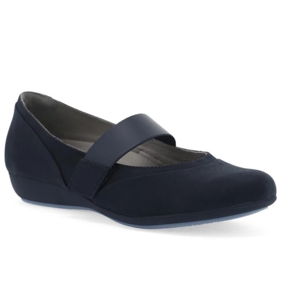 Dansko Kendra Leather Mary Janes Milled Nuck Comfort Shoes 38 - Picture 1 of 11